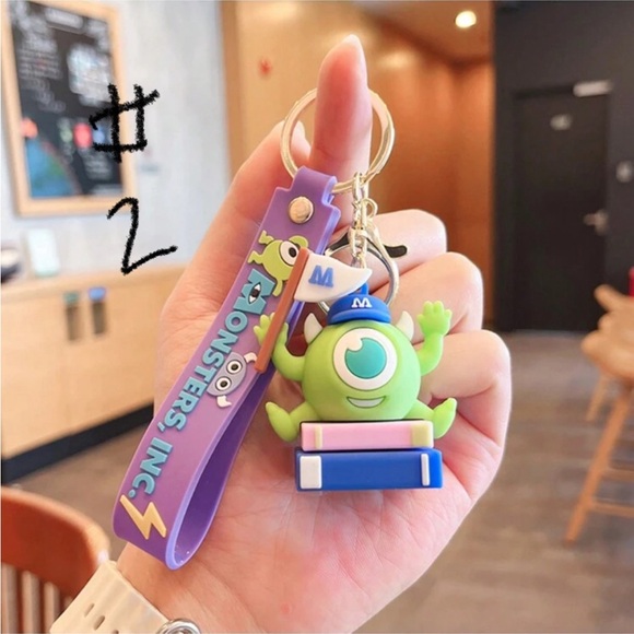 Disney Monsters Inc Character Keychains - Picture 3 of 9